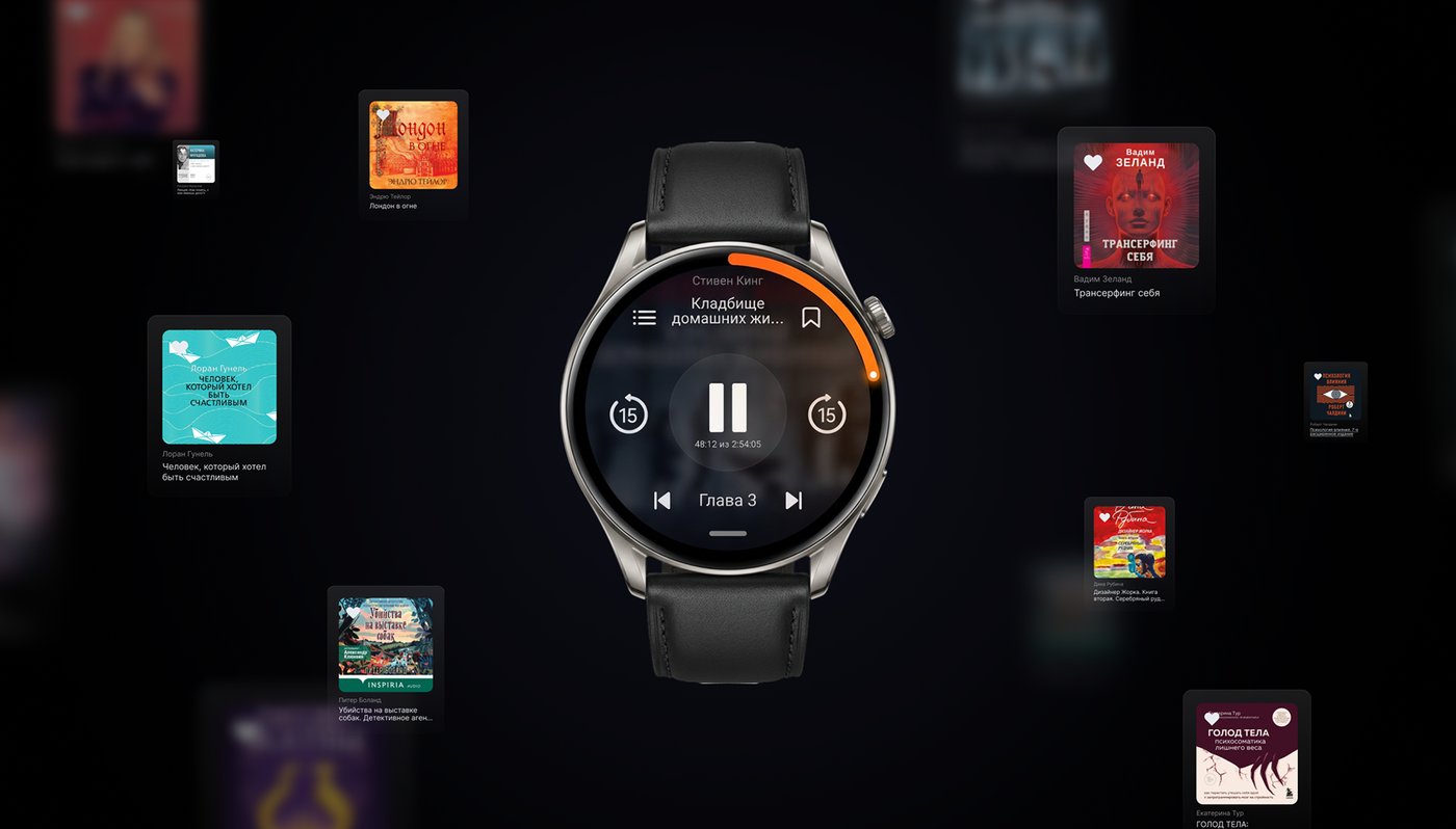 Литрес для Huawei Watch 5